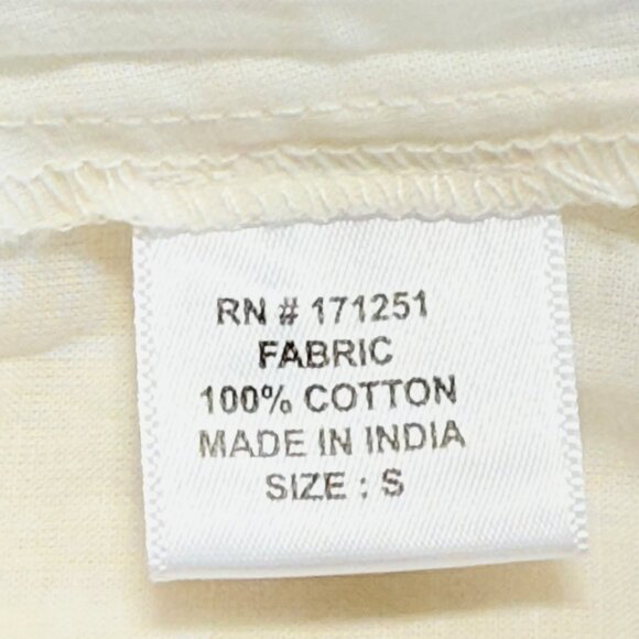 Jennifer & Grace Women Ecru Lined Eyelet Maxi Skirt Size Small Elastic Waist NWT - Picture 10 of 12